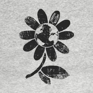 Choose Nature, Earth Daisy Flower. T-Shirt